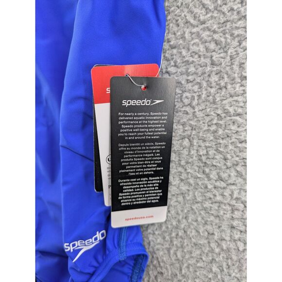 NWT Speedo Super Pro Back One Piece Competition Swimsuit size 26 New Sapphire - Picture 10 of 10